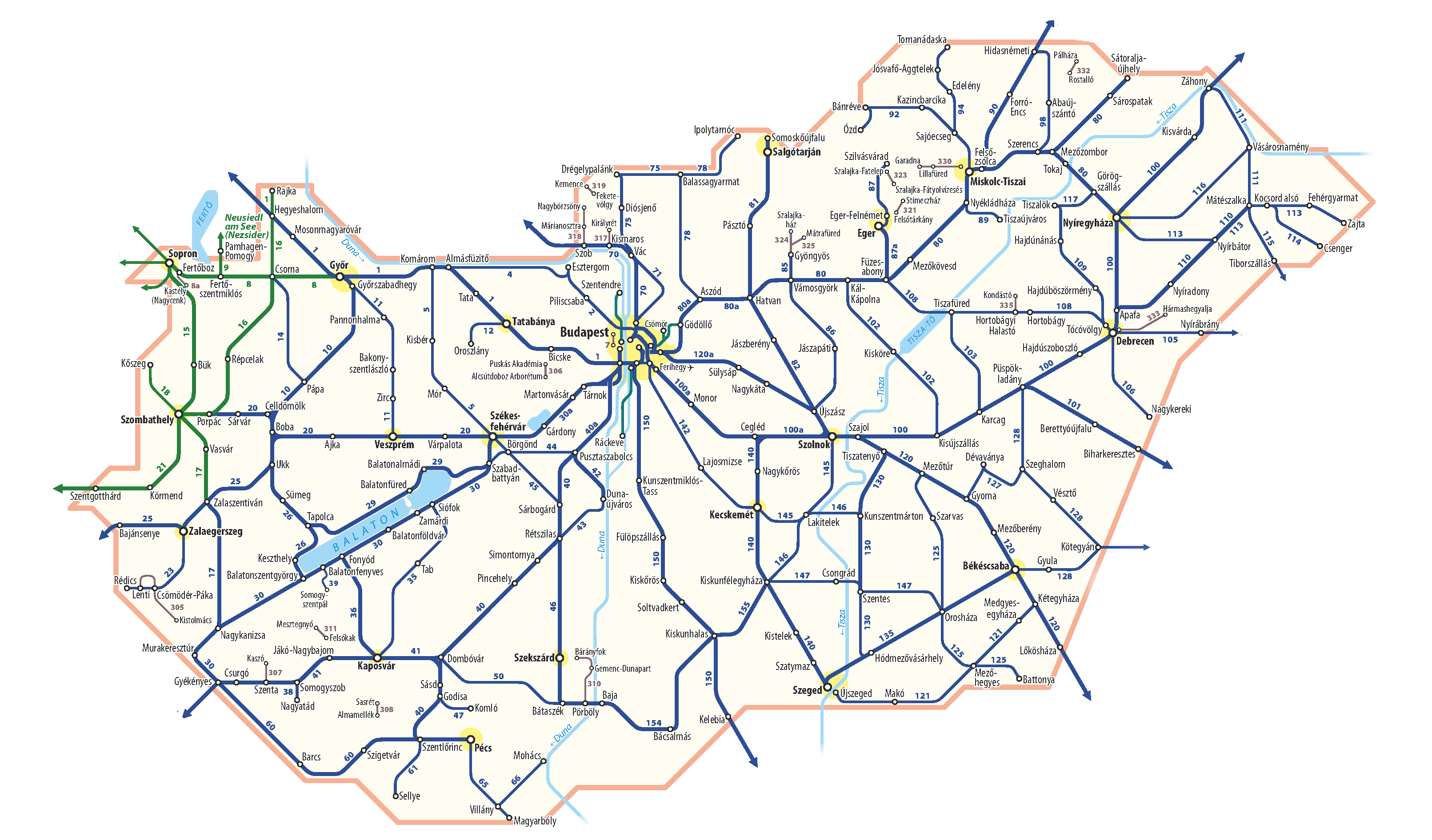 vsz MÁV Zrt változnak a területi határok